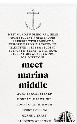 "Meet Marina Middle"